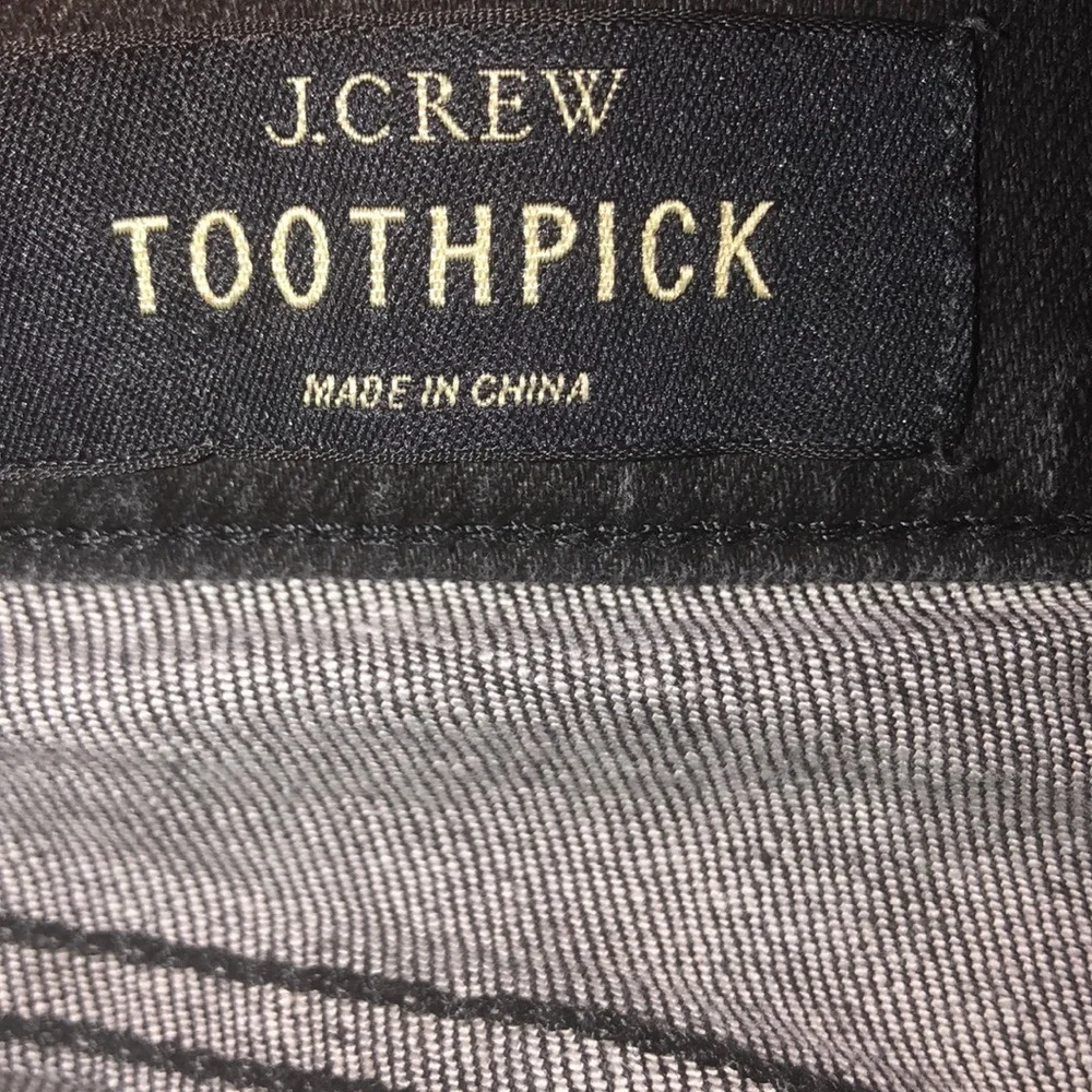 JCREW size 27 waist black skinny jeans